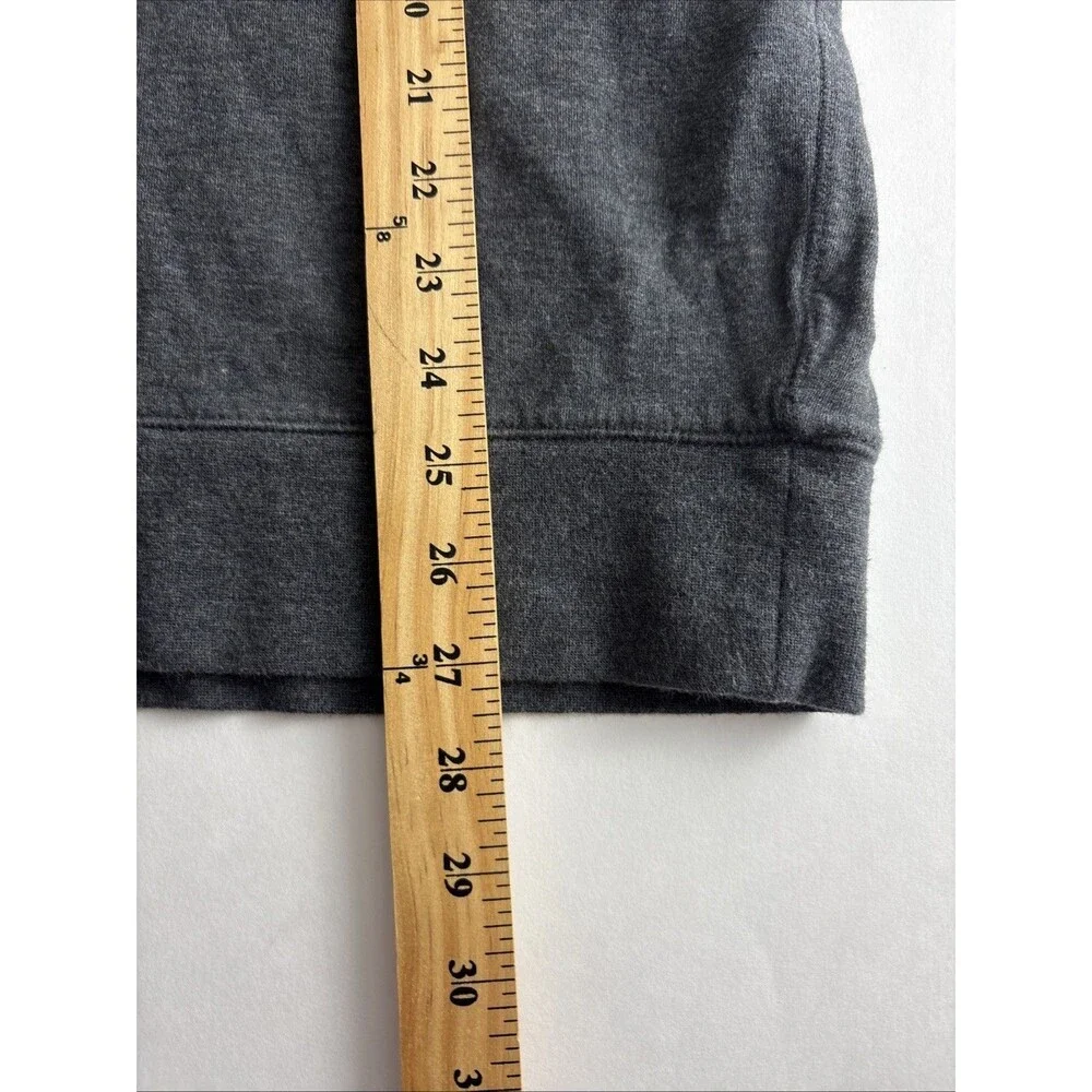 Polo Ralph Lauren Mens Jacket Size Large Gray 1/4 Zip Pullover Long Sleeve Logo